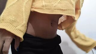 Desi girl showing her boobs and masturbating - 1 image
