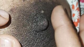 Tamil Desi wife boobs playing - 8 image