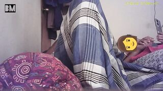 Hot boy Fucks her stepbrother's Horny wife during sleepover Ask for her jussy Pussy. Part-1