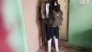 Indian College couples sex after Class - 2 image