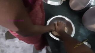 Indian Bengali Saree Bhabi Fucked in Kitchen by Devar - Hindi Sex Roleplay - Desi Porn - 2 image