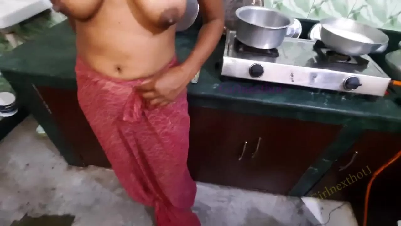 Indian Bengali Saree Bhabi Fucked in Kitchen by Devar - Hindi Sex Roleplay 