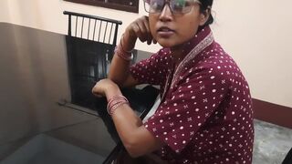 Hot Indian Friends Mom Fucked by Me on Her Dining Table - Real Hindi Sex Roleplay - 1 image