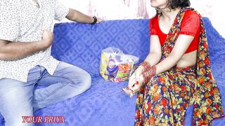 sexy Indian Priya bhabhi teaches devar ji how to do fucking for the first time - 4 image