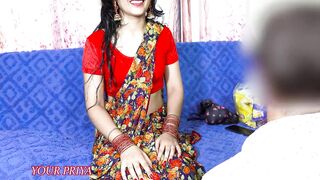 sexy Indian Priya bhabhi teaches devar ji how to do fucking for the first time - 7 image