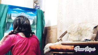 Hot MILF Taking a Smoke Break.