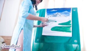 She Loves Painting And BBC. - 12 image