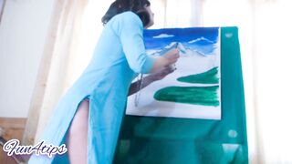 She Loves Painting And BBC. - 3 image