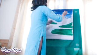 She Loves Painting And BBC. - 5 image