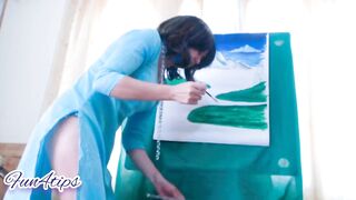She Loves Painting And BBC. - 6 image