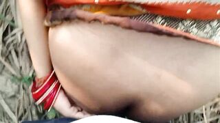 Indian village Girlfriend outdoor sex with boyfriend - 14 image