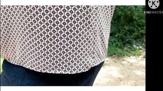 BIG ASS girl having sex in forest BIGASS WIFE INDIAN AUNTY outDOOR FUCK RISKY OUTDOOR - 3 image