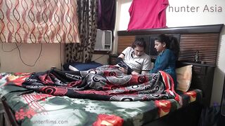 Indian Sex Video Couple blowjob & Fucking after smoke - Condom Sex - Cum in Condom - hunter Asia - 3 image