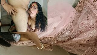 The bride was sucked and fucked by her old boyfriend on the wedding day by becoming a servant in her - 1 image