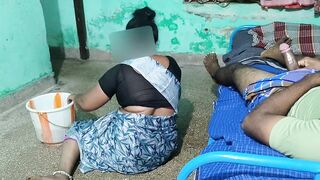 I had hot sex with my home maid and fed my cum into her pussy - 5 image