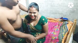 Brother-in-law stripped and fucked hot sister-in-law India porn video - 2 image