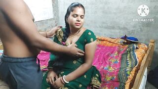 Brother-in-law stripped and fucked hot sister-in-law India porn video - 3 image