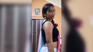 Huge Boobs Indian Milf Bhabhi Strips Saree and fucks with Devar Ji - 11 image