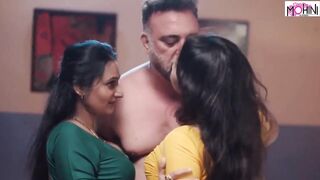 Indian father in law fucked her two unsatisfied daughter in laws to satisfy their hungry pussy real Hindi audio hardcore sex video. - 4 image