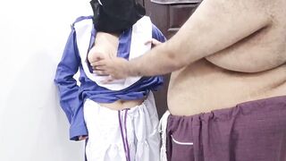 Pakistani School Girl In Hijaab Having Pussy And Ass Closeup Examination - 3 image