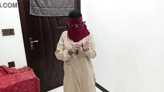 Desi Pakistani Beautiful College Girl Striptease Dance On Live WhatsApp Video Call - 11 image