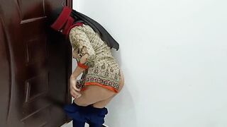 Desi Stepmom inserting Lollypop Infront Of Her Stepson - 5 image