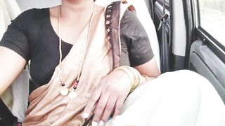 Indian Cal Gil Car Sex Teaching for Customer. Telugu Dirty Talks. - 10 image