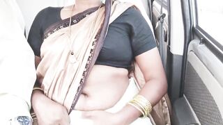 Indian Cal Gil Car Sex Teaching for Customer. Telugu Dirty Talks. - 2 image