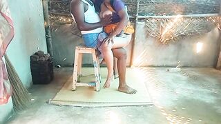 Indian step sister village home cleaning sex with brother - 12 image