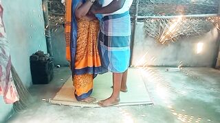 Indian step sister village home cleaning sex with brother - 4 image