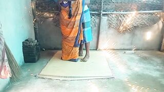 Indian step sister village home cleaning sex with brother - 5 image