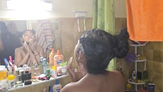 Teen Ebene Exciting Caress Her Breasts - 15 image