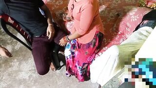 private tuition teacher come student home for extra class and fucked her - 4 image