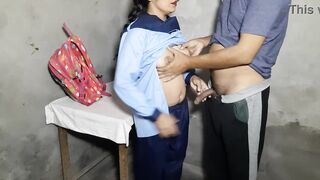 Indian Virgin School girl first time sex with boyfriend, student sex videos - 6 image