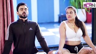 Indian bhabi get fucked by yoga teacher during training session real Hindi young amateur hardcore doggy style anal sex video - 2 image