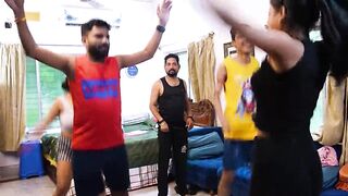 MORNING YOGA PRACTICE AND FUCKED TEACHER AND STUDENT EACH OTHER, HARDCORE GROUP SEX - 3 image