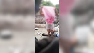Desi bathroom bathing - 2 image