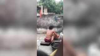 Desi bathroom bathing - 3 image