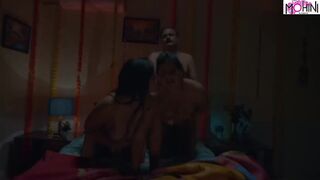 Two Indian beautiful milf unsatisfied wife get fucked by father in law to satisfy their pussy real Hindi audio homemade hardcore amateur sex video - 14 image