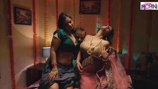 Two Indian beautiful milf unsatisfied wife get fucked by father in law to satisfy their pussy real Hindi audio homemade hardcore amateur sex video - 3 image