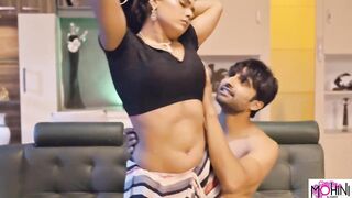 Indian beautiful stepmom stepson sex during father on duty real Hindi audio homemade hardcore amateur doggy style sex video - 6 image