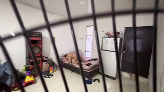 I WATCHED THROUGH THE NEIGHBOR'S WINDOW AND CAUGHT HER HAVING LESBIAN SEX WITH TOYS WITH HER SUPPOSED FRIEND WHILE HER HUSBAND IS AT WORK - 3 image