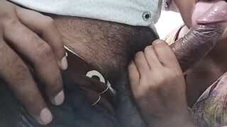 Younger stepsister sucked the penis and squirted it out - 7 image