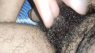 Mallu Girl friend pussy finger rubbing, mallu couple fun in pussy, Mallu girl hairy pussy show, Mallu girl pussy close up - 1 image
