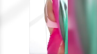 My Horny Beautiful Bhabhi Big Bouncing Boobs Shaking Show For Stepbrother oil Massage Cream - 11 image