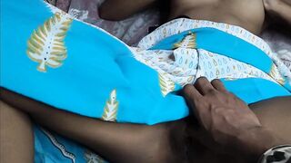 Hot Indian bhabhi boobs massage and pussy licking before hard fuck