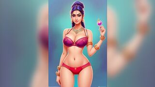 cute saree bhabhi gets naughty with her devar for rough and hard anal sex after ice massage on her back in Hindi indian sex - 13 image