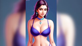 cute saree bhabhi gets naughty with her devar for rough and hard anal sex after ice massage on her back in Hindi indian sex - 6 image