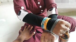 After drinking beer, the horny step brother and the sex-thirsty step sister had a wild sex with the step brother - 4 image