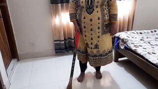 Depali Aunty Fucked by Stepson When She Was cleaning his room! - 10 image